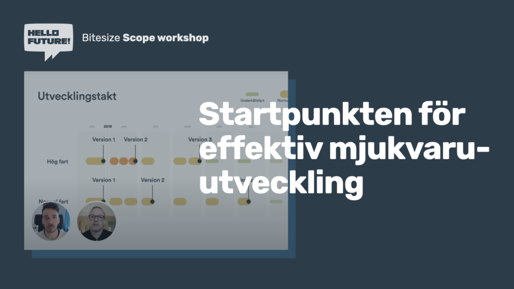 Bitesize: Scope Workshop – startpunkten för effektiv mjukvaruutveckling